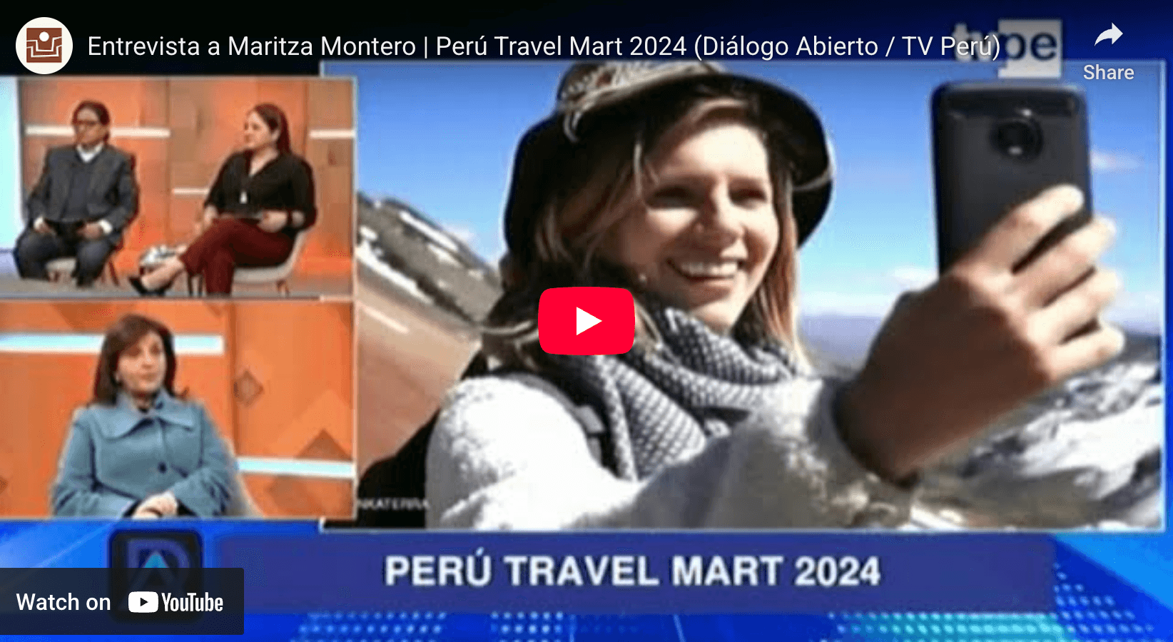 Entrevista a Maritza Montero | Perú Travel Mart 2024 (Diálogo Abierto / TV Perú)